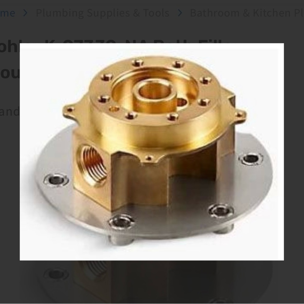 Kohler mounting block part K-97339-NA - NEW IN BOX